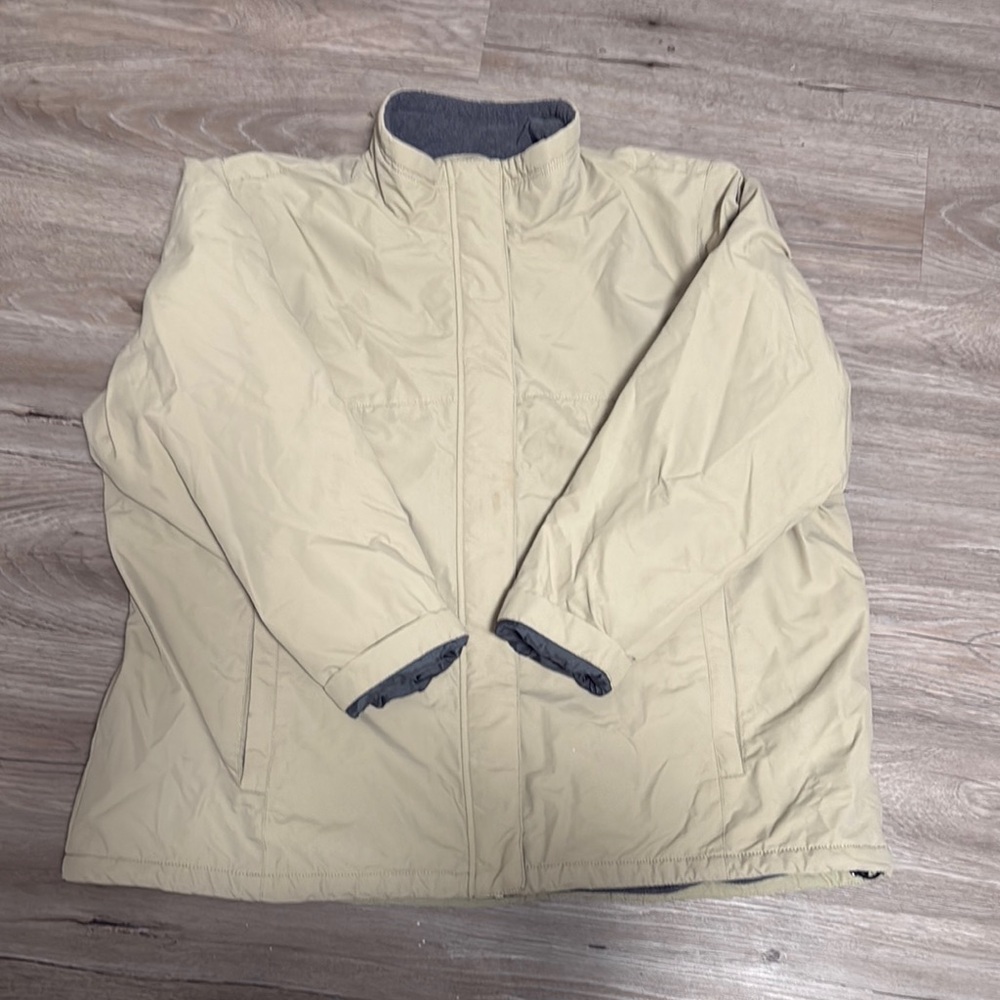 Women’s Plus Lands End Beige Jacket
